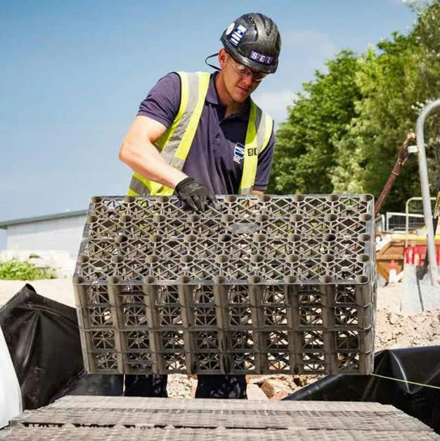 soakaway drainage crates